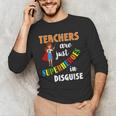 Teachers Are Superheroes Graduation School Teachers Men's Long Sleeve T-Shirt, novelty gifts, funny gifts Teachers Are Superheroes Graduation School Teachers Men's Long Sleeve T-Shirt, novelty gifts, funny gifts