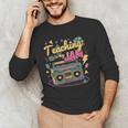 Teaching Is My Jam Groovy Retro Teacher Back To School Men's Long Sleeve T-Shirt, novelty gifts, funny gifts Teaching Is My Jam Groovy Retro Teacher Back To School Men's Long Sleeve T-Shirt, novelty gifts, funny gifts