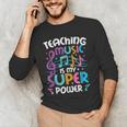 Teaching Music Is My Superpower Music Teacher For Men Women Kids Men's Long Sleeve T-Shirt, novelty gifts, funny gifts Teaching Music Is My Superpower Music Teacher For Men Women Kids Men's Long Sleeve T-Shirt, novelty gifts, funny gifts
