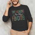 Teaching Preschool Teacher Tiny Humans Are My Favorite Men's Long Sleeve T-Shirt, novelty gifts, funny gifts Teaching Preschool Teacher Tiny Humans Are My Favorite Men's Long Sleeve T-Shirt, novelty gifts, funny gifts
