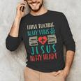 Teaching In My Veins Jesus In My Heart God Christian Teacher Men's Long Sleeve T-Shirt, novelty gifts, funny gifts Teaching In My Veins Jesus In My Heart God Christian Teacher Men's Long Sleeve T-Shirt, novelty gifts, funny gifts