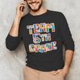 Team 5th Grade Building Blocks Bricks Theme Teacher Team For Men Women Kids Men's Long Sleeve T-Shirt, novelty gifts, funny gifts Team 5th Grade Building Blocks Bricks Theme Teacher Team For Men Women Kids Men's Long Sleeve T-Shirt, novelty gifts, funny gifts