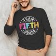 Team Fifth Grade Teacher Back To School 5th Grade Squad Kids Men's Long Sleeve T-Shirt, novelty gifts, funny gifts Team Fifth Grade Teacher Back To School 5th Grade Squad Kids Men's Long Sleeve T-Shirt, novelty gifts, funny gifts