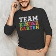 Team Kindergarten Shirt Boy Girl Teacher Graduation Men's Long Sleeve T-Shirt, novelty gifts, funny gifts