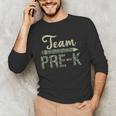 Team Pre-K Camo Pre-K Teacher Camouflage Men's Long Sleeve T-Shirt, novelty gifts, funny gifts Team Pre-K Camo Pre-K Teacher Camouflage Men's Long Sleeve T-Shirt, novelty gifts, funny gifts