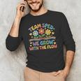 Team SPED We Grow With The Flow Special Ed Teacher Men's Long Sleeve T-Shirt, novelty gifts, funny gifts Team SPED We Grow With The Flow Special Ed Teacher Men's Long Sleeve T-Shirt, novelty gifts, funny gifts