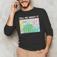 Tell Me About It Speech Language Pathology AAC Sped Teacher Men's Long Sleeve T-Shirt, novelty gifts, funny gifts