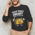 Test Day Teacher Shirt Motivational Testing Day Taco Testing Men's Long Sleeve T-Shirt, novelty gifts, funny gifts