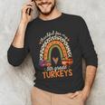 Thankful For My 5th Grade Turkeys Thanksgiving Teacher Men's Long Sleeve T-Shirt, novelty gifts, funny gifts