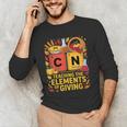 Thanksgiving 67 Meme Science Teacher Periodic Table Women Men's Long Sleeve T-Shirt, novelty gifts, funny gifts