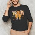 Thanksgiving Teacher Pencil Bow One Thankful Teacher Fall Men's Long Sleeve T-Shirt, novelty gifts, funny gifts Thanksgiving Teacher Pencil Bow One Thankful Teacher Fall Men's Long Sleeve T-Shirt, novelty gifts, funny gifts