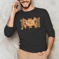 Thanksgiving Turkey Teach Thankful Teacher Girly Bow Women Men's Long Sleeve T-Shirt, novelty gifts, funny gifts Thanksgiving Turkey Teach Thankful Teacher Girly Bow Women Men's Long Sleeve T-Shirt, novelty gifts, funny gifts