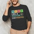 Think Like A Proton Stay Positive Science Teacher Men's Long Sleeve T-Shirt, novelty gifts, funny gifts Think Like A Proton Stay Positive Science Teacher Men's Long Sleeve T-Shirt, novelty gifts, funny gifts
