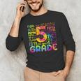 Tie Dye 5th Grade Typography Team Fifth Grade Teacher For Men Women Girls Kids Men's Long Sleeve T-Shirt, novelty gifts, funny gifts