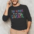 Tiny Humans Are My Favorite Daycare Provider Teacher Daycare Men's Long Sleeve T-Shirt, novelty gifts, funny gifts Tiny Humans Are My Favorite Daycare Provider Teacher Daycare Men's Long Sleeve T-Shirt, novelty gifts, funny gifts