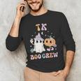 TK Boo Crew Retro Groovy Halloween Floral Ghost TK Teacher Men Women Kids Men's Long Sleeve T-Shirt, novelty gifts, funny gifts TK Boo Crew Retro Groovy Halloween Floral Ghost TK Teacher Men Women Kids Men's Long Sleeve T-Shirt, novelty gifts, funny gifts