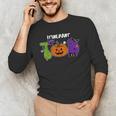 TOD Itinerant Teacher Of The Deaf Halloween ASL Interpreters Men's Long Sleeve T-Shirt, novelty gifts, funny gifts