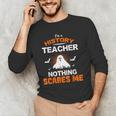 History Teacher School Shirt Halloween Educator Men Women Kids Men's Long Sleeve T-Shirt, novelty gifts, funny gifts