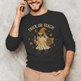 Trick Or Teach Halloween Teacher Men's Long Sleeve T-Shirt, novelty gifts, funny gifts Trick Or Teach Halloween Teacher Men's Long Sleeve T-Shirt, novelty gifts, funny gifts