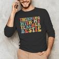 Twin Day Friends Teacher Twinning With My Bestie Matching Men's Long Sleeve T-Shirt, novelty gifts, funny gifts