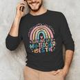 Twinning With My Teacher Bestie Rainbow Matching Teachers Men's Long Sleeve T-Shirt, novelty gifts, funny gifts