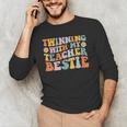 Twinning With My Teacher Bestie Twin Day Matching For Men Women Kids Men's Long Sleeve T-Shirt, novelty gifts, funny gifts Twinning With My Teacher Bestie Twin Day Matching For Men Women Kids Men's Long Sleeve T-Shirt, novelty gifts, funny gifts