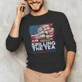 US History Teacher Boston Spilling The Tea Since 1773 Men's Long Sleeve T-Shirt, novelty gifts, funny gifts US History Teacher Boston Spilling The Tea Since 1773 Men's Long Sleeve T-Shirt, novelty gifts, funny gifts