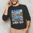 Van Go Retro Vanlife Art Teacher Men's Long Sleeve T-Shirt, novelty gifts, funny gifts