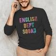 Vintage ENGLISH DEPT SQUAD Back To School Teacher Student Men's Long Sleeve T-Shirt, novelty gifts, funny gifts Vintage ENGLISH DEPT SQUAD Back To School Teacher Student Men's Long Sleeve T-Shirt, novelty gifts, funny gifts