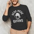 Vintage Halloween Teacher Women Reading Read More Books Men's Long Sleeve T-Shirt, novelty gifts, funny gifts Vintage Halloween Teacher Women Reading Read More Books Men's Long Sleeve T-Shirt, novelty gifts, funny gifts