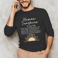 Vintage Human Sunshine Definition Teachers Mom Boss Women Men's Long Sleeve T-Shirt, novelty gifts, funny gifts Vintage Human Sunshine Definition Teachers Mom Boss Women Men's Long Sleeve T-Shirt, novelty gifts, funny gifts