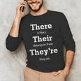 Vocabulary Police Their There They'Re English Teacher Men's Long Sleeve T-Shirt, novelty gifts, funny gifts Vocabulary Police Their There They'Re English Teacher Men's Long Sleeve T-Shirt, novelty gifts, funny gifts