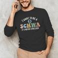 I Want To Be A Schwa It's Never Stressed Reading Teacher Kid Men's Long Sleeve T-Shirt, novelty gifts, funny gifts
