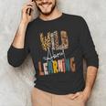 Wild About Learning Teacher Back To School Teaching Men's Long Sleeve T-Shirt, novelty gifts, funny gifts Wild About Learning Teacher Back To School Teaching Men's Long Sleeve T-Shirt, novelty gifts, funny gifts