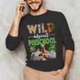 Wild About Preschool Teacher Student Preschool Zoo Safari Men's Long Sleeve T-Shirt, novelty gifts, funny gifts Wild About Preschool Teacher Student Preschool Zoo Safari Men's Long Sleeve T-Shirt, novelty gifts, funny gifts