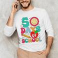 50 Days Of School Teacher Happy 50th Day Of School Kids Men's Long Sleeve T-Shirt, novelty gifts, funny gifts 50 Days Of School Teacher Happy 50th Day Of School Kids Men's Long Sleeve T-Shirt, novelty gifts, funny gifts