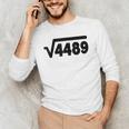 67 Meme Square Root 4489 Six Seven Slang Math Teacher Men's Long Sleeve T-Shirt, novelty gifts, funny gifts