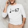 67 Music Meme Slang Musician Kids Music Teacher Men's Long Sleeve T-Shirt, novelty gifts, funny gifts 67 Music Meme Slang Musician Kids Music Teacher Men's Long Sleeve T-Shirt, novelty gifts, funny gifts