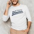 Theatre Teacher Men Women Vintage Graphic Theatre Teacher Men's Long Sleeve T-Shirt, novelty gifts, funny gifts
