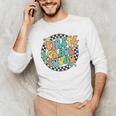Back To School Groovy Teacher 1st First Grade Crew Squad Men's Long Sleeve T-Shirt, novelty gifts, funny gifts Back To School Groovy Teacher 1st First Grade Crew Squad Men's Long Sleeve T-Shirt, novelty gifts, funny gifts