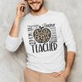 Back To School Teacher Life Apple Leopard Teacher Women Men's Long Sleeve T-Shirt, novelty gifts, funny gifts Back To School Teacher Life Apple Leopard Teacher Women Men's Long Sleeve T-Shirt, novelty gifts, funny gifts