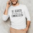All Behavior Is A Form Of Communication SPED Teacher Autism Men Women Men's Long Sleeve T-Shirt, novelty gifts, funny gifts All Behavior Is A Form Of Communication SPED Teacher Autism Men Women Men's Long Sleeve T-Shirt, novelty gifts, funny gifts