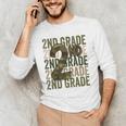 Camo Team 2nd Grade Squad Back To School Teacher Kids Boys Men's Long Sleeve T-Shirt, novelty gifts, funny gifts