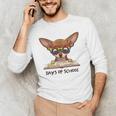 Chihuahua 100 Days Of School Rainbow Glasses Teacher Men's Long Sleeve T-Shirt, novelty gifts, funny gifts Chihuahua 100 Days Of School Rainbow Glasses Teacher Men's Long Sleeve T-Shirt, novelty gifts, funny gifts