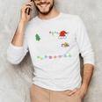 Is It Christmas Break Yet Teacher Xmas Light Santa Hat Men's Long Sleeve T-Shirt, novelty gifts, funny gifts Is It Christmas Break Yet Teacher Xmas Light Santa Hat Men's Long Sleeve T-Shirt, novelty gifts, funny gifts