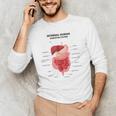 Digestive System Anatomy Anatomical Biology Teacher Men Women Men's Long Sleeve T-Shirt, novelty gifts, funny gifts