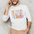 In My Field Day Era Teacher Kids Cute Groovy Field Day Men's Long Sleeve T-Shirt, novelty gifts, funny gifts