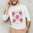 First Grade Is My Jam Strawberry First Grade Teacher Women Men's Long Sleeve T-Shirt, novelty gifts, funny gifts First Grade Is My Jam Strawberry First Grade Teacher Women Men's Long Sleeve T-Shirt, novelty gifts, funny gifts