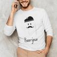 French Teacher Halloween Bonjour Ghost Men's Long Sleeve T-Shirt, novelty gifts, funny gifts French Teacher Halloween Bonjour Ghost Men's Long Sleeve T-Shirt, novelty gifts, funny gifts