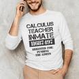 Halloween Calculus Teacher Prisoner Costume Men's Long Sleeve T-Shirt, novelty gifts, funny gifts Halloween Calculus Teacher Prisoner Costume Men's Long Sleeve T-Shirt, novelty gifts, funny gifts